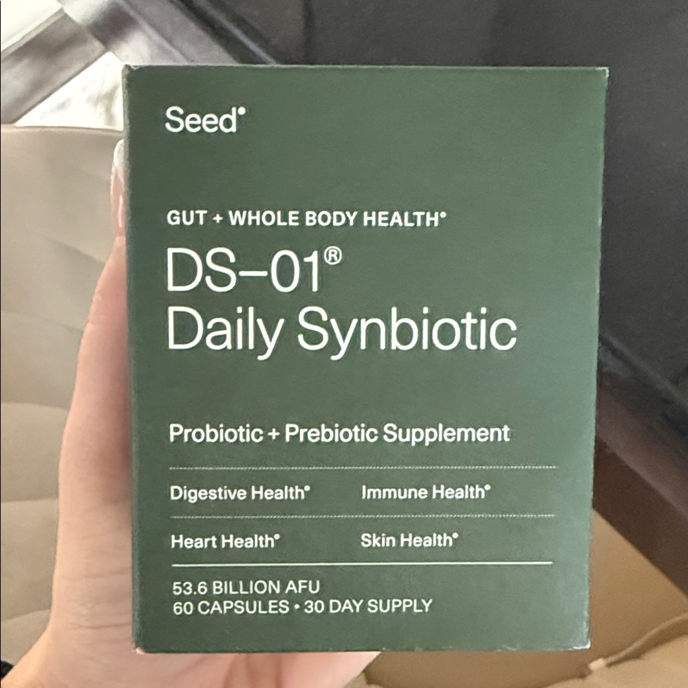 Seed DS-01 Daily Synbiotic Supplement NEW